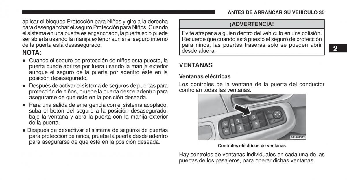 Jeep Cherokee KK manual del propietario / page 36