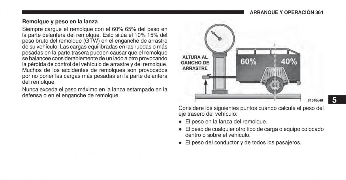 Jeep Cherokee KK manual del propietario / page 362