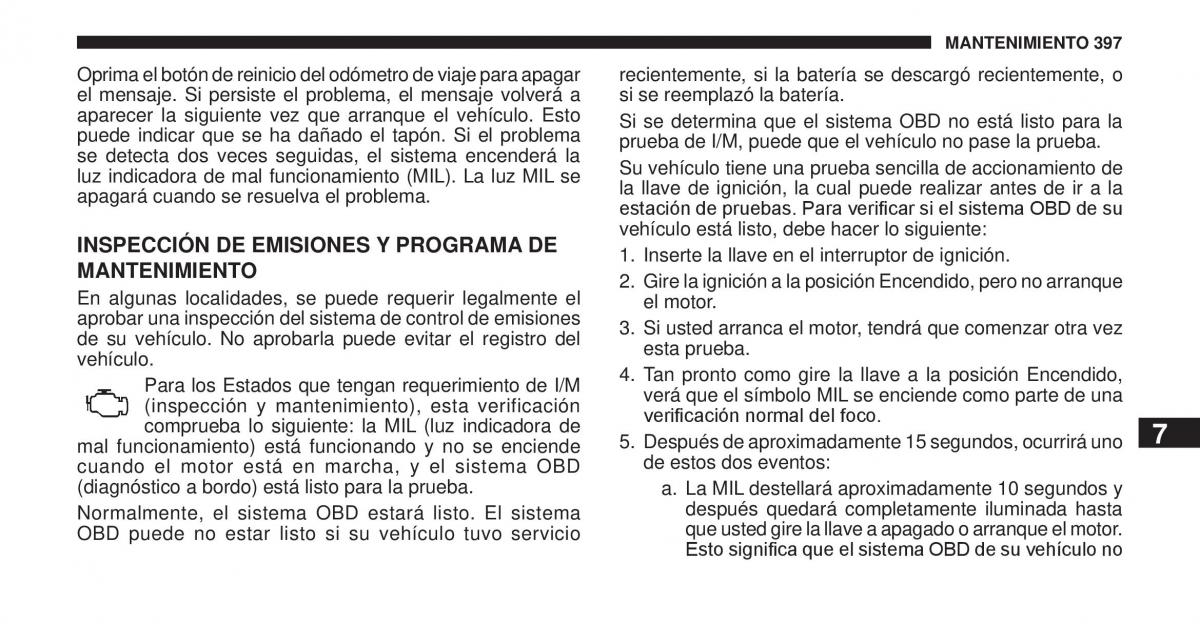 Jeep Cherokee KK manual del propietario / page 398