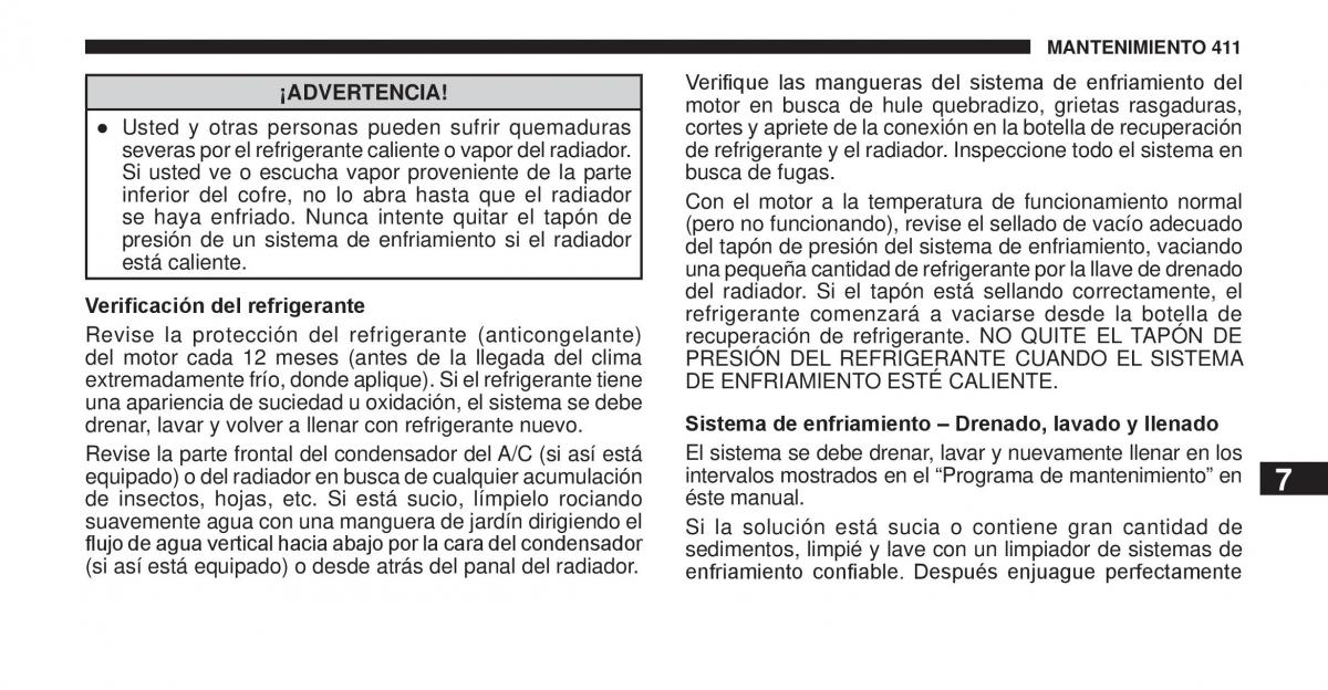 Jeep Cherokee KK manual del propietario / page 412