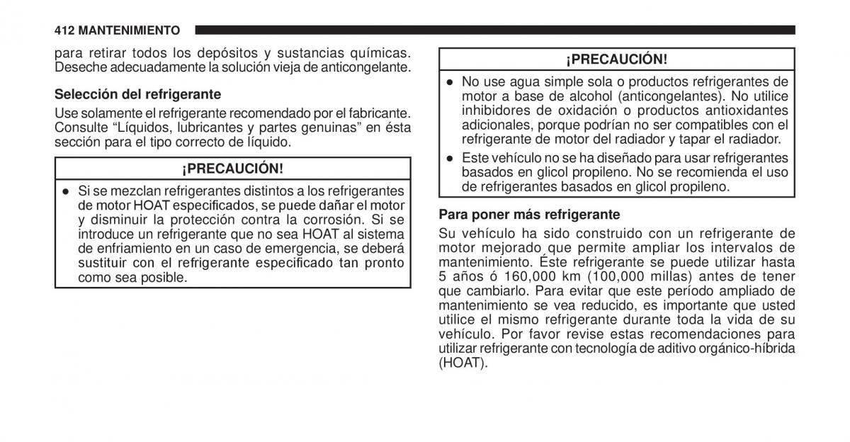 Jeep Cherokee KK manual del propietario / page 413