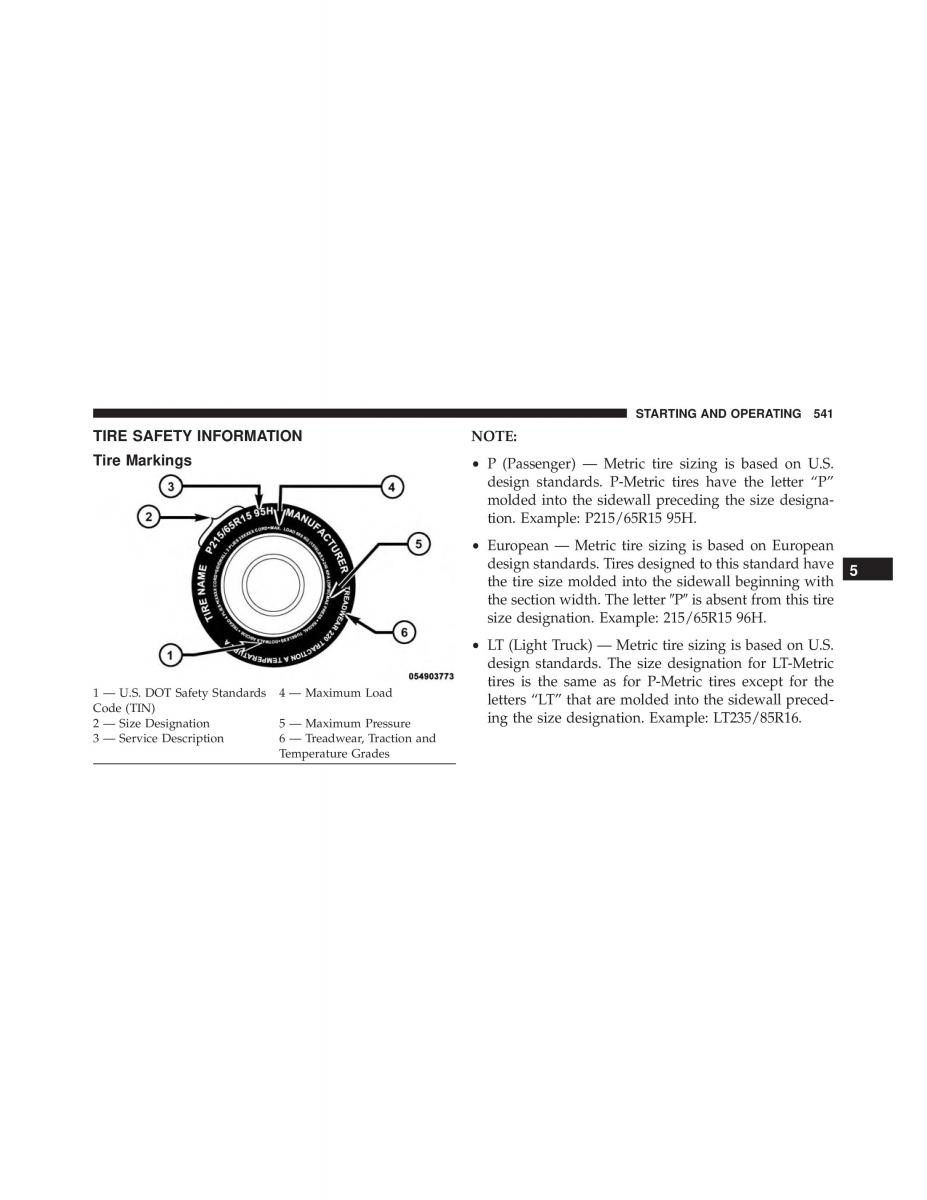 Jeep Cherokee KL owners manual / page 543