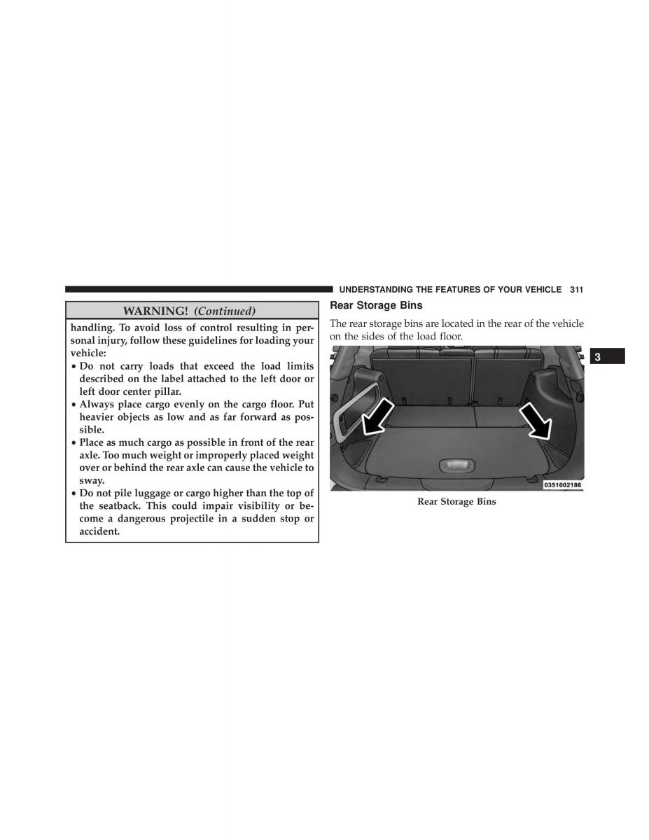 Jeep Cherokee KL owners manual / page 313