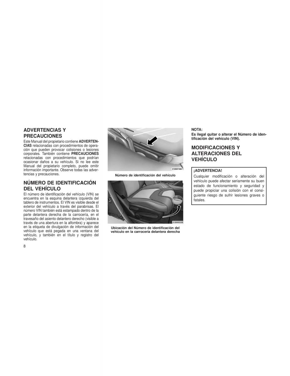 Jeep Cherokee KL manual del propietario / page 11