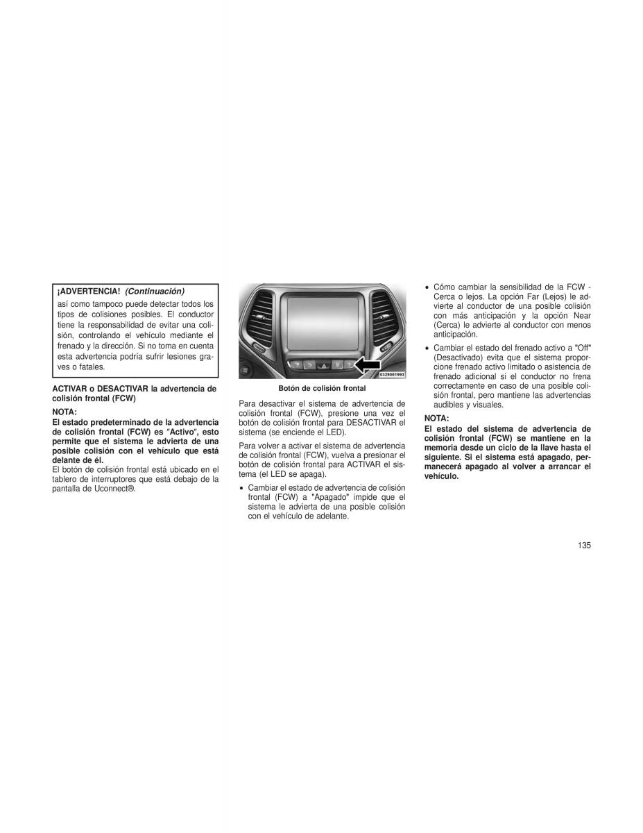 Jeep Cherokee KL manual del propietario / page 138