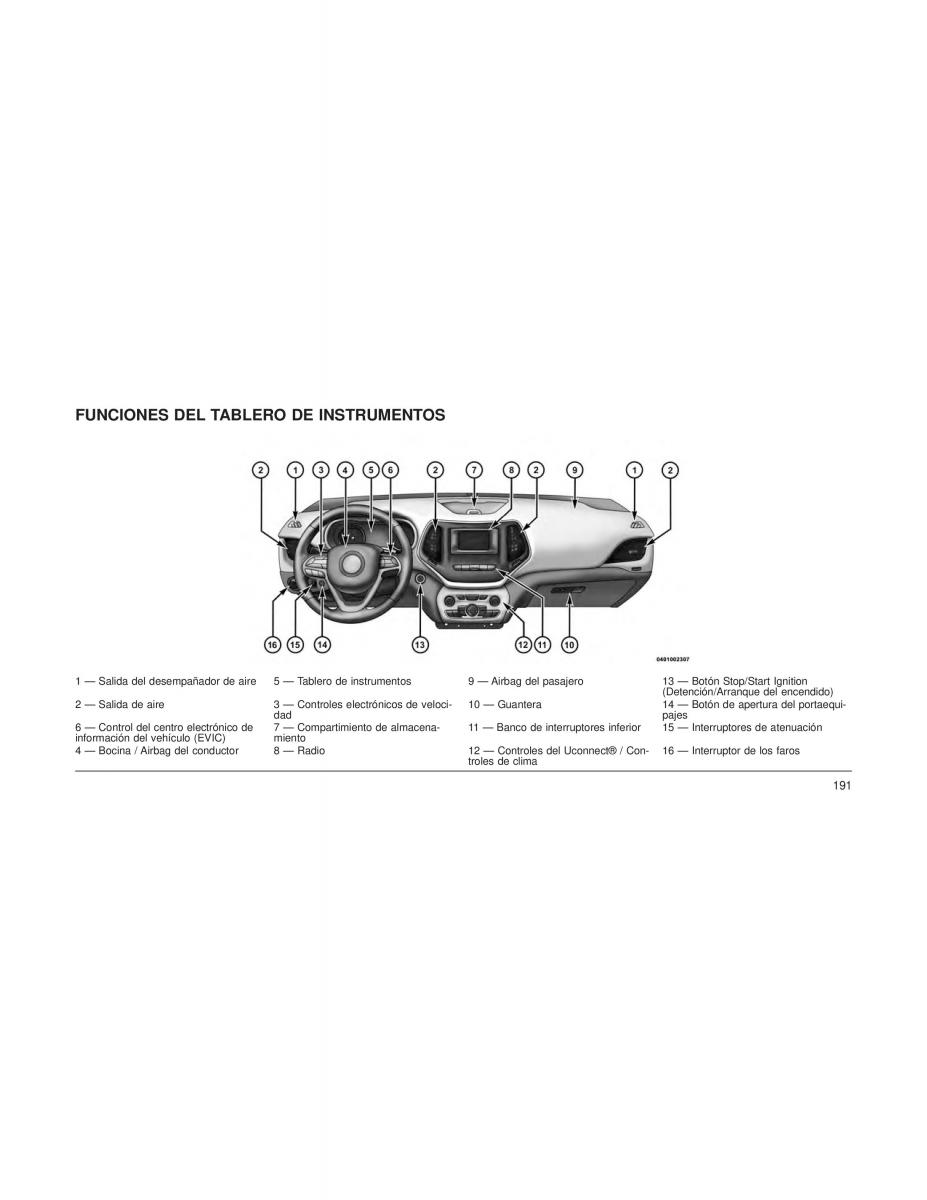 Jeep Cherokee KL manual del propietario / page 194