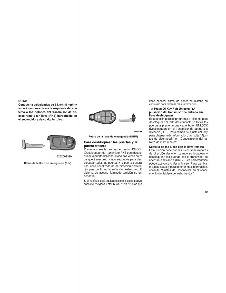 Jeep Cherokee KL manual del propietario / page 22