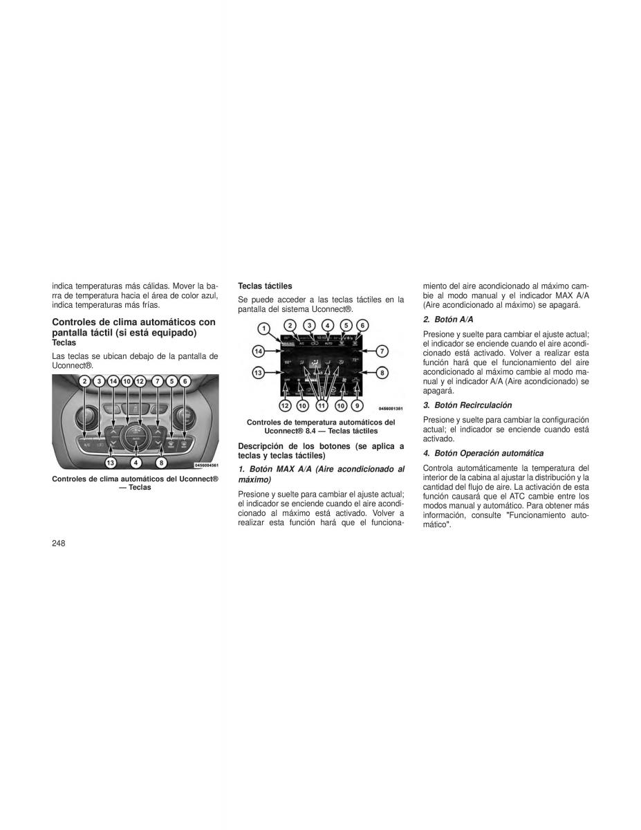 Jeep Cherokee KL manual del propietario / page 251