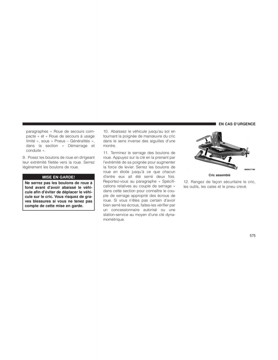 Jeep Cherokee KL manuel du proprietaire / page 577