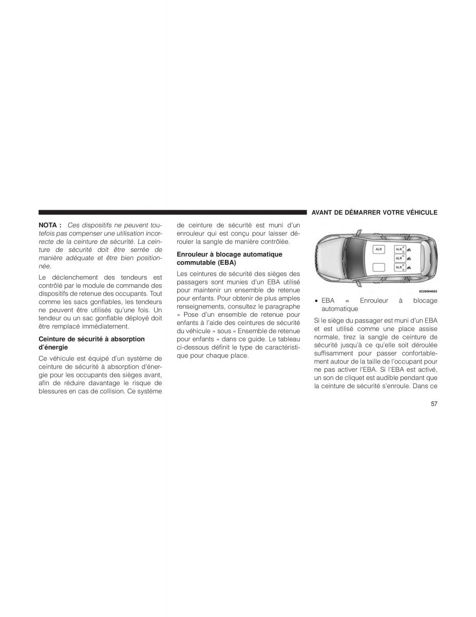 Jeep Cherokee KL manuel du proprietaire / page 59