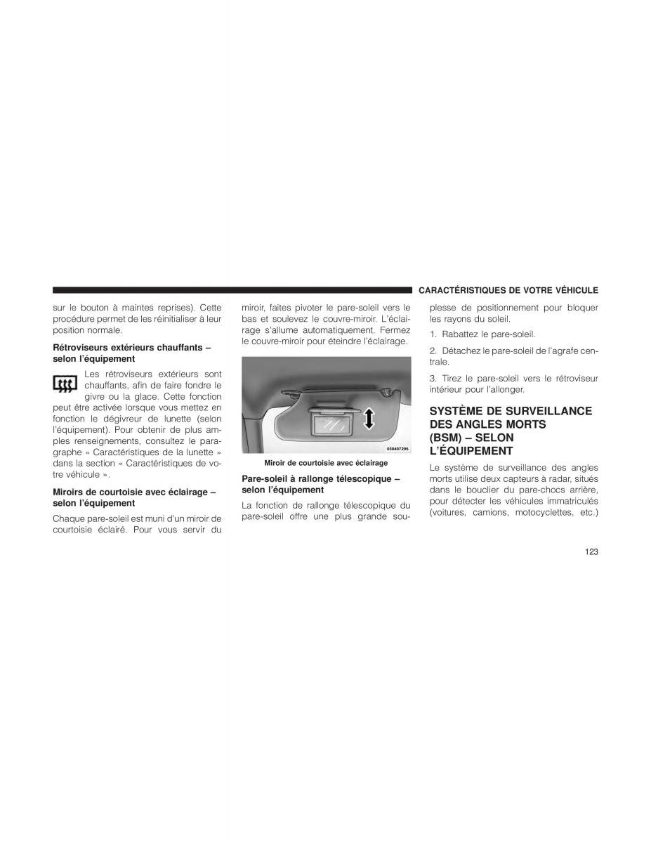 Jeep Cherokee KL manuel du proprietaire / page 125