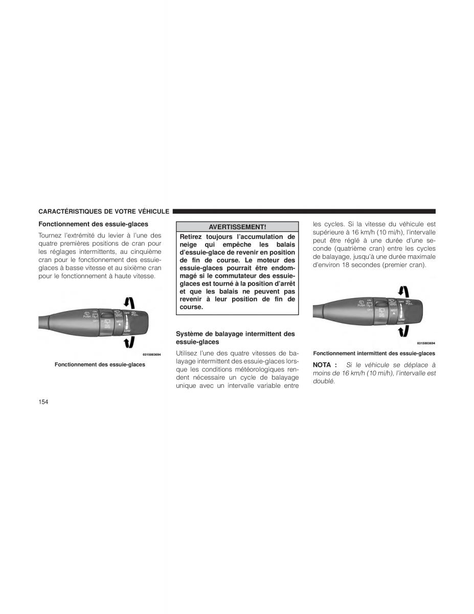 Jeep Cherokee KL manuel du proprietaire / page 156