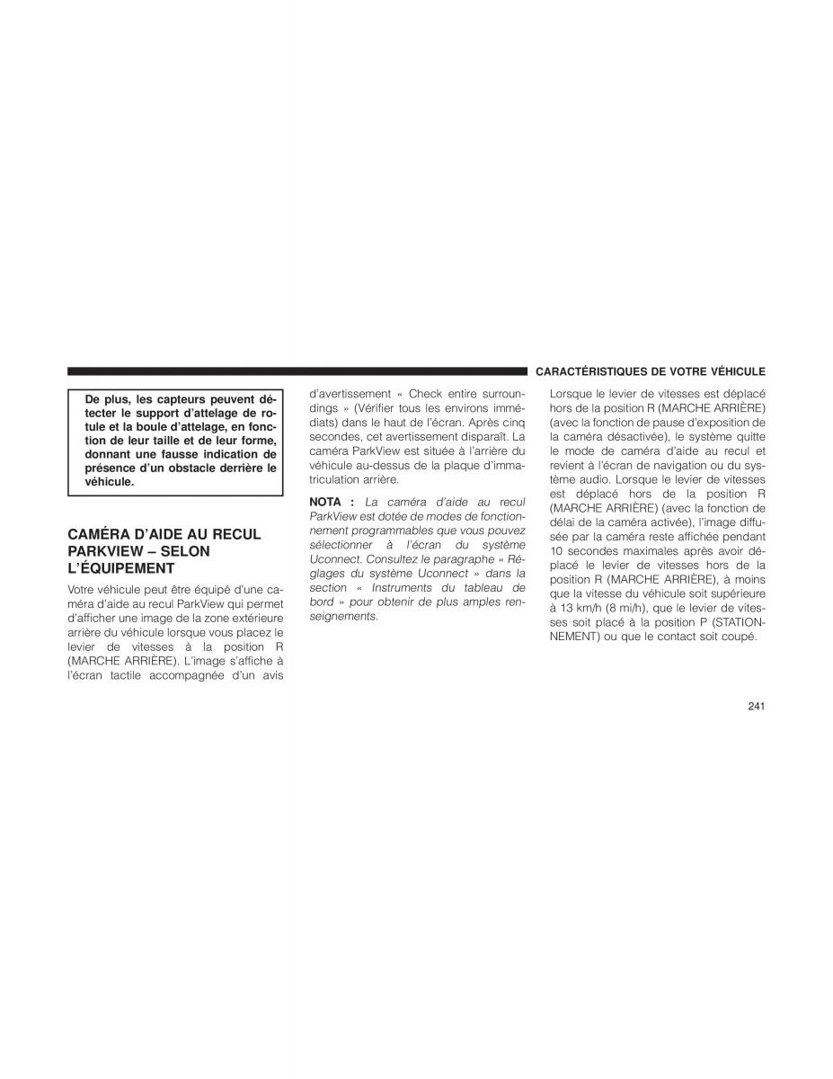 Jeep Cherokee KL manuel du proprietaire / page 243