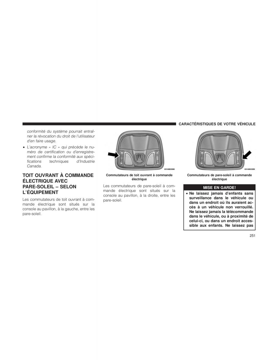 Jeep Cherokee KL manuel du proprietaire / page 253