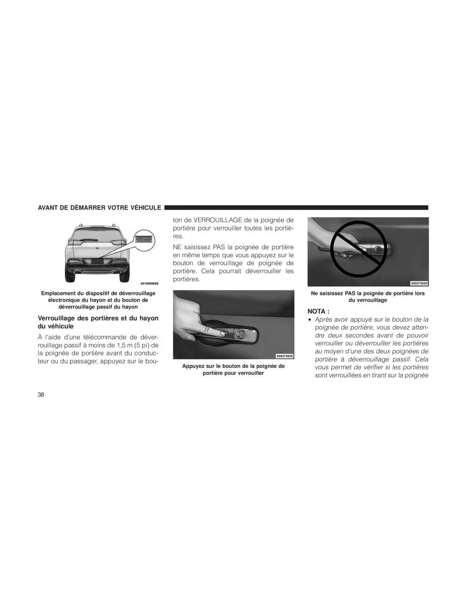 Jeep Cherokee KL manuel du proprietaire / page 40