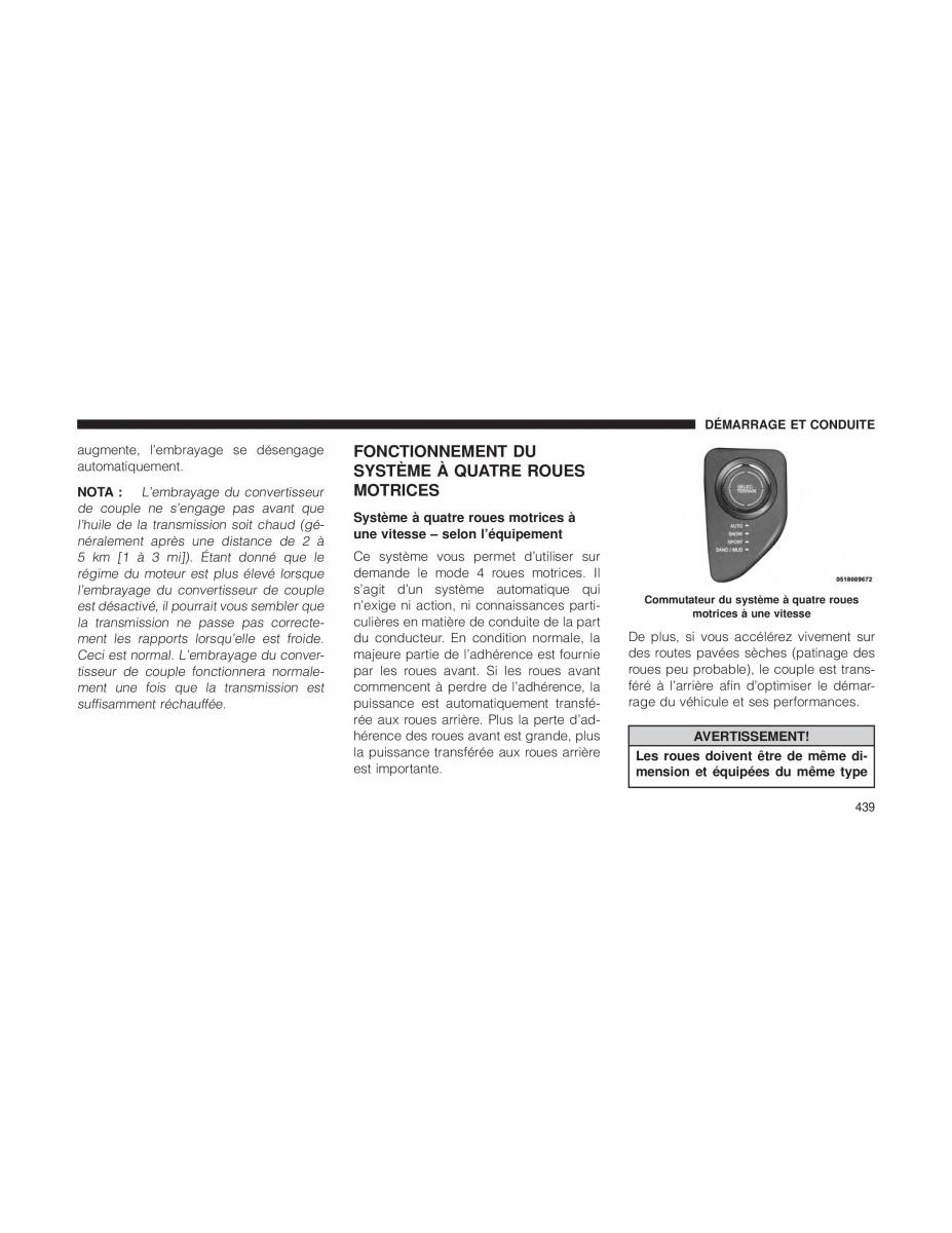 Jeep Cherokee KL manuel du proprietaire / page 441