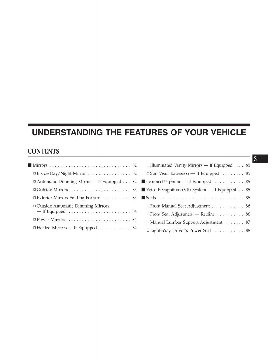 Jeep Commander owners manual XK XH / page 77