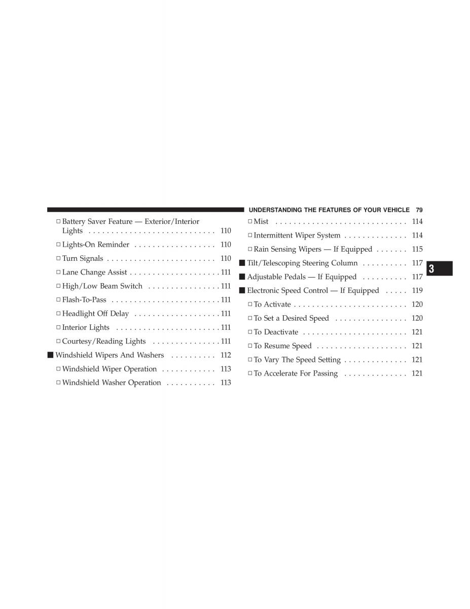 Jeep Commander owners manual XK XH / page 79