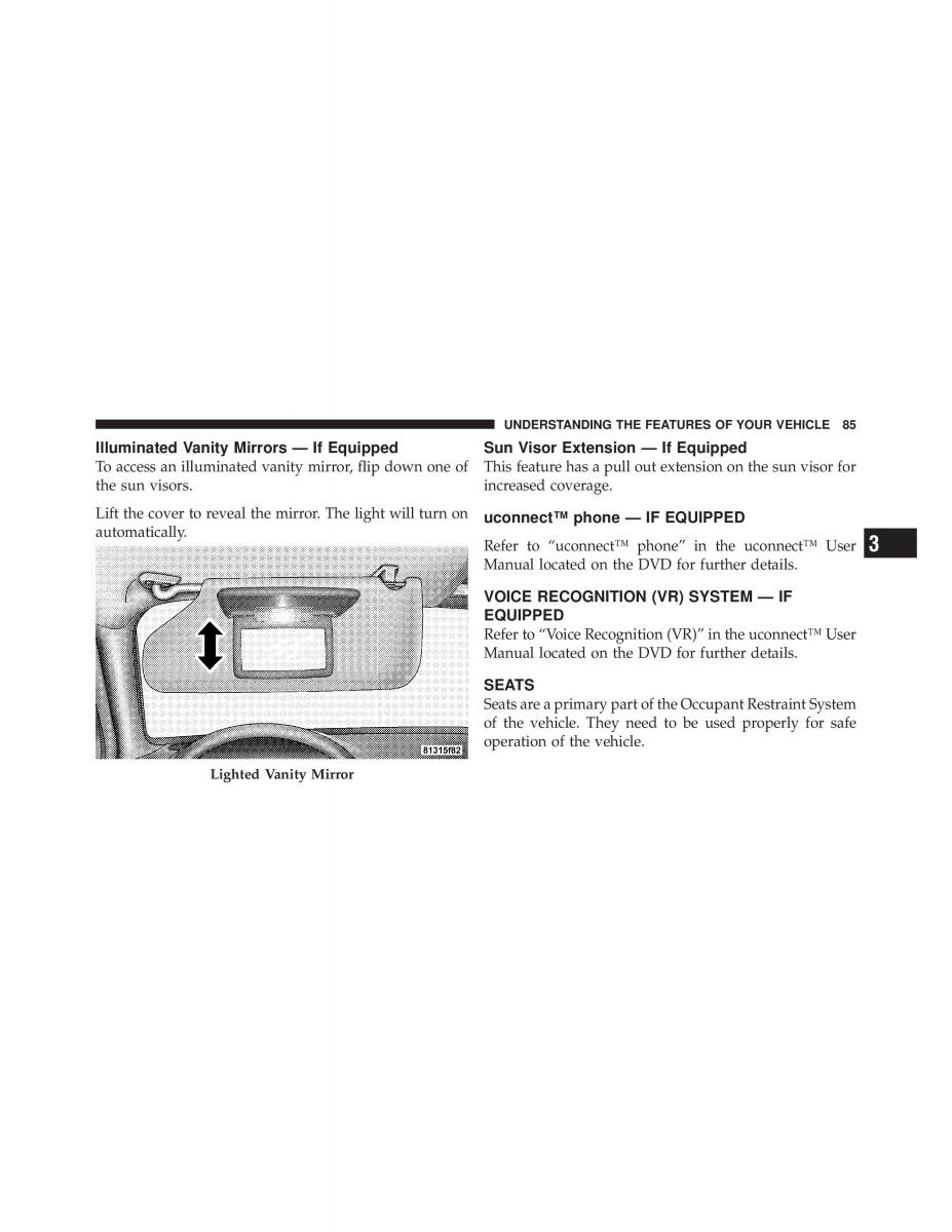 Jeep Commander owners manual XK XH / page 85