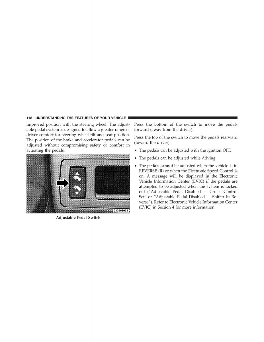 Jeep Commander owners manual XK XH / page 118