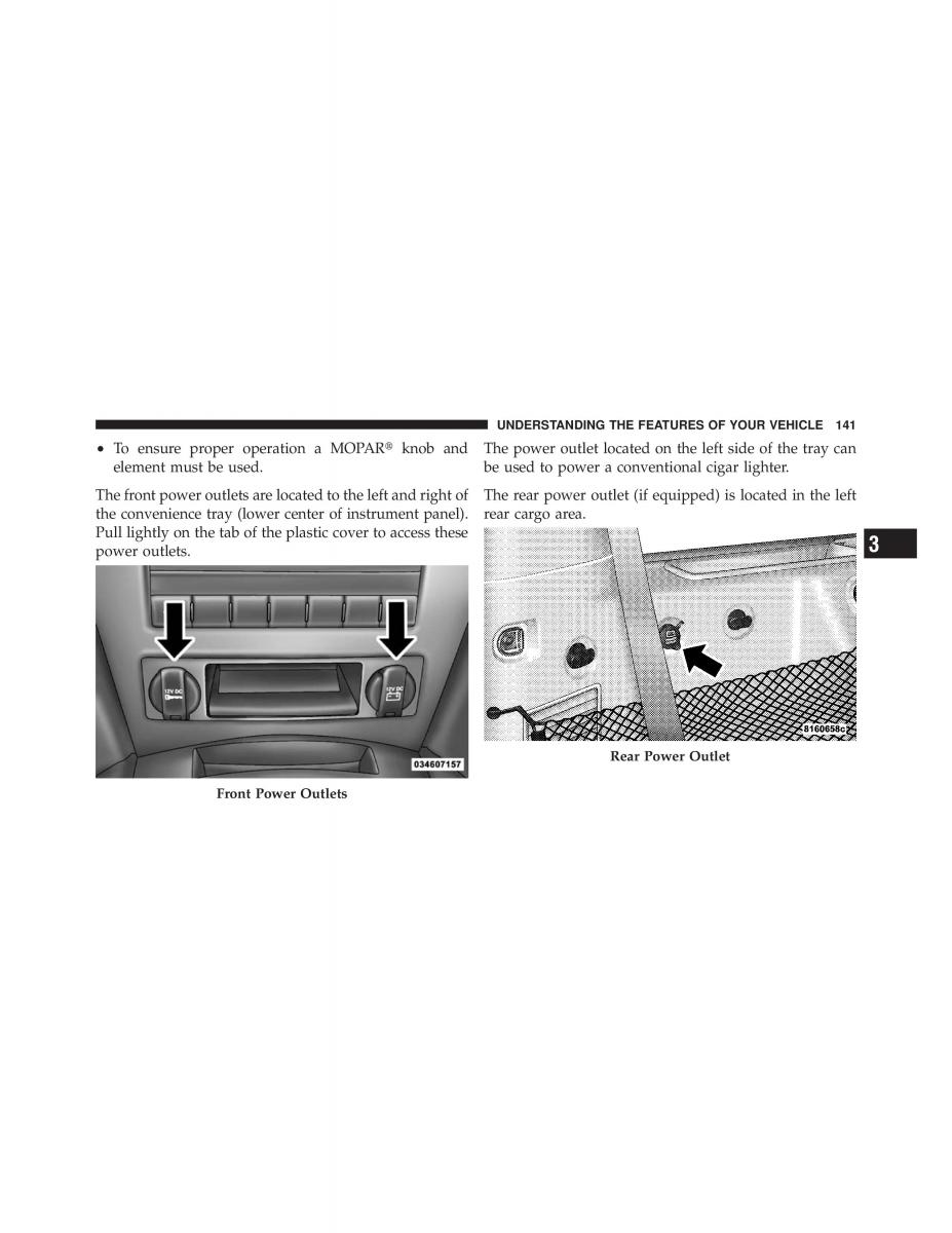 Jeep Commander owners manual XK XH / page 141