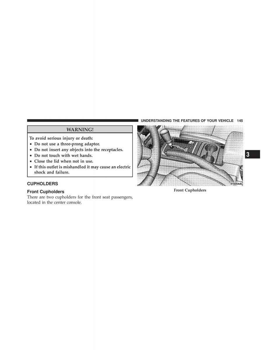 Jeep Commander owners manual XK XH / page 145