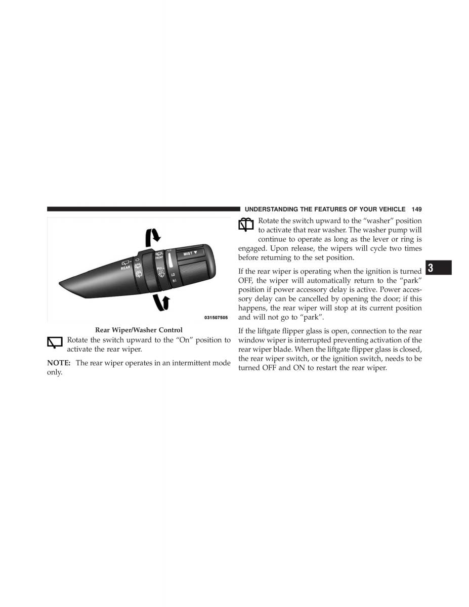 Jeep Commander owners manual XK XH / page 149