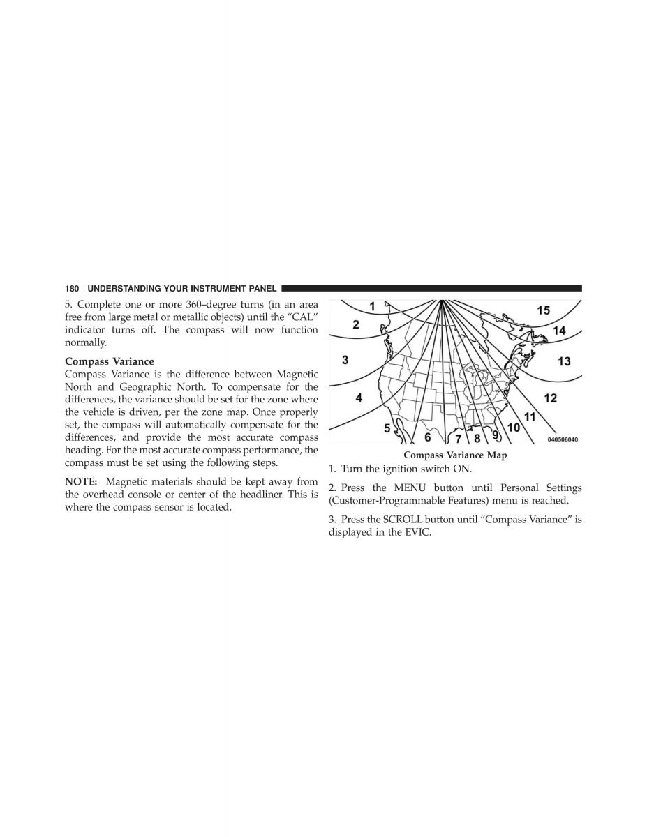 Jeep Commander owners manual XK XH / page 180