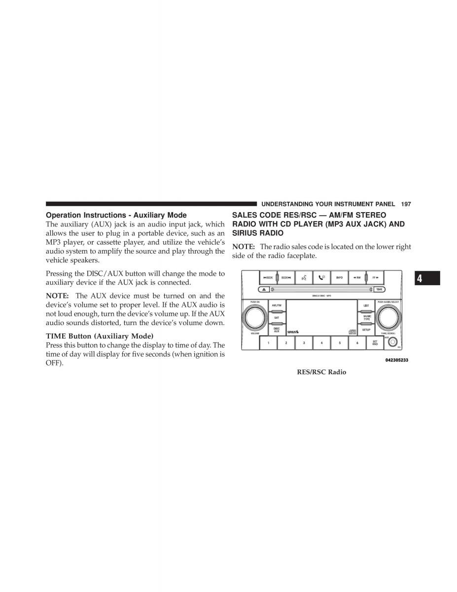 Jeep Commander owners manual XK XH / page 197