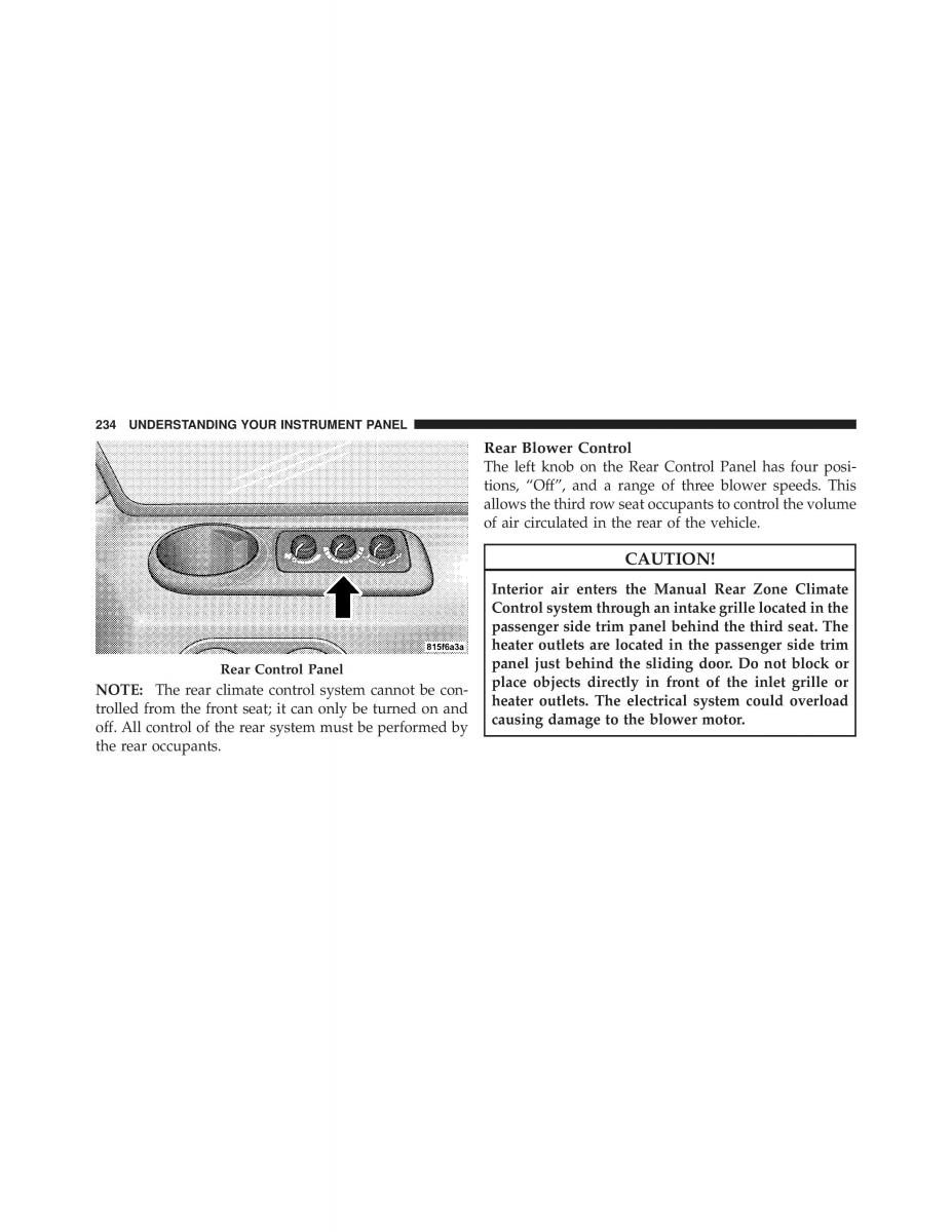 Jeep Commander owners manual XK XH / page 234