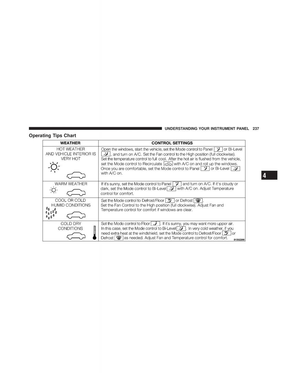 Jeep Commander owners manual XK XH / page 237