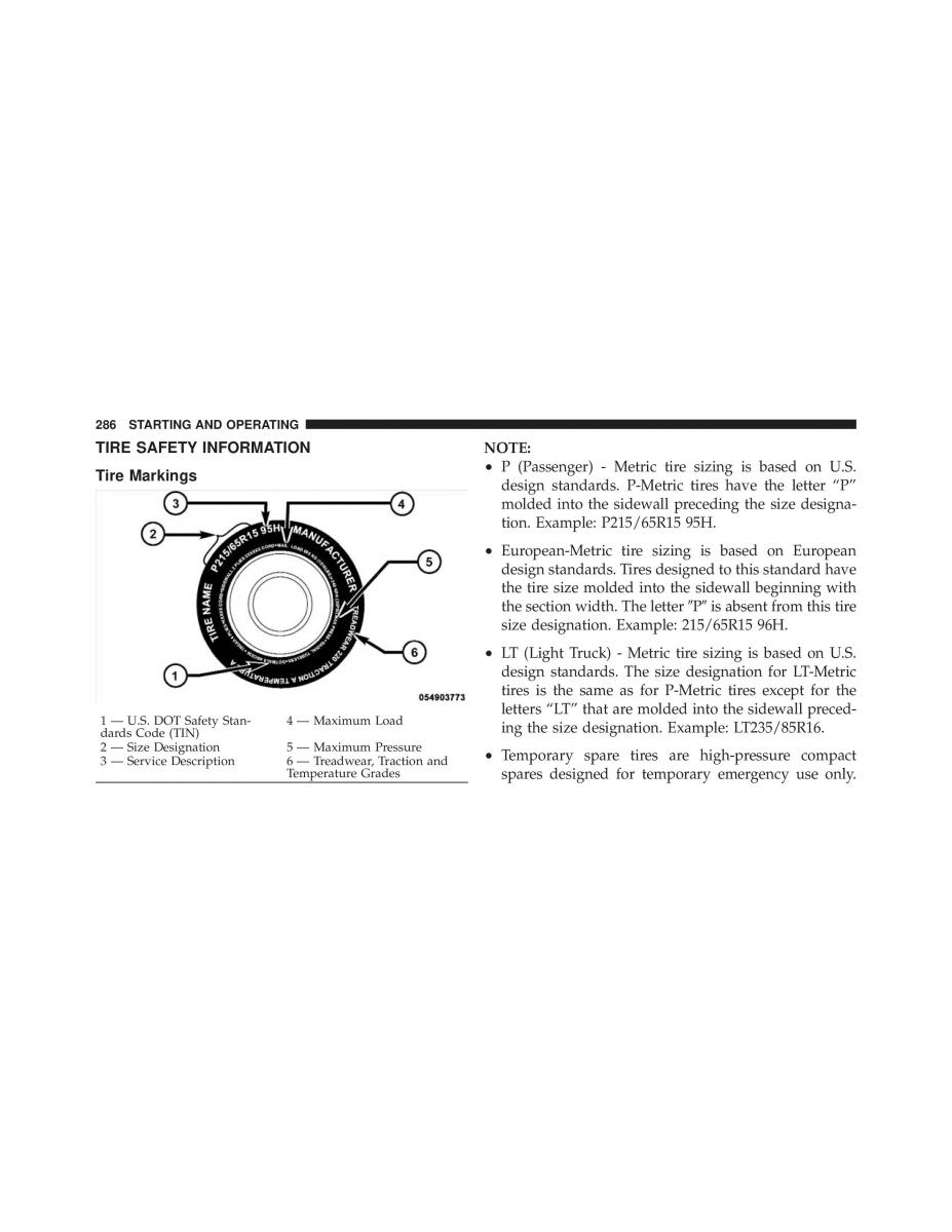 Jeep Commander owners manual XK XH / page 286