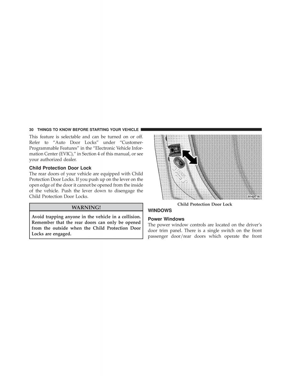 Jeep Commander owners manual XK XH / page 30