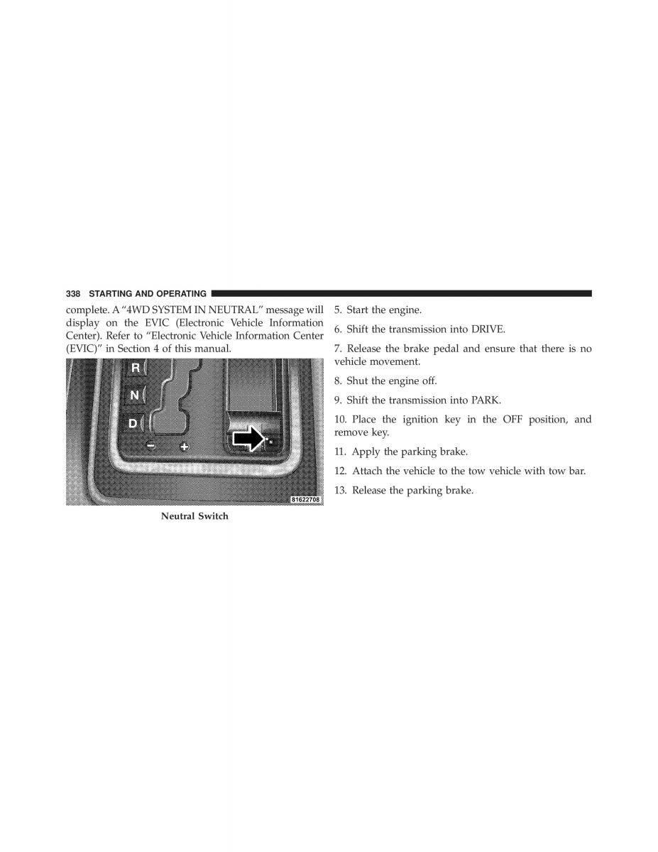 Jeep Commander owners manual XK XH / page 338