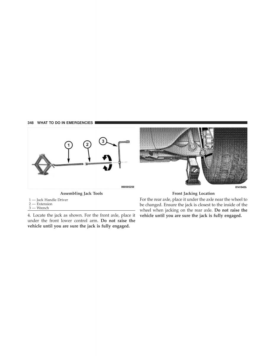 Jeep Commander owners manual XK XH / page 348