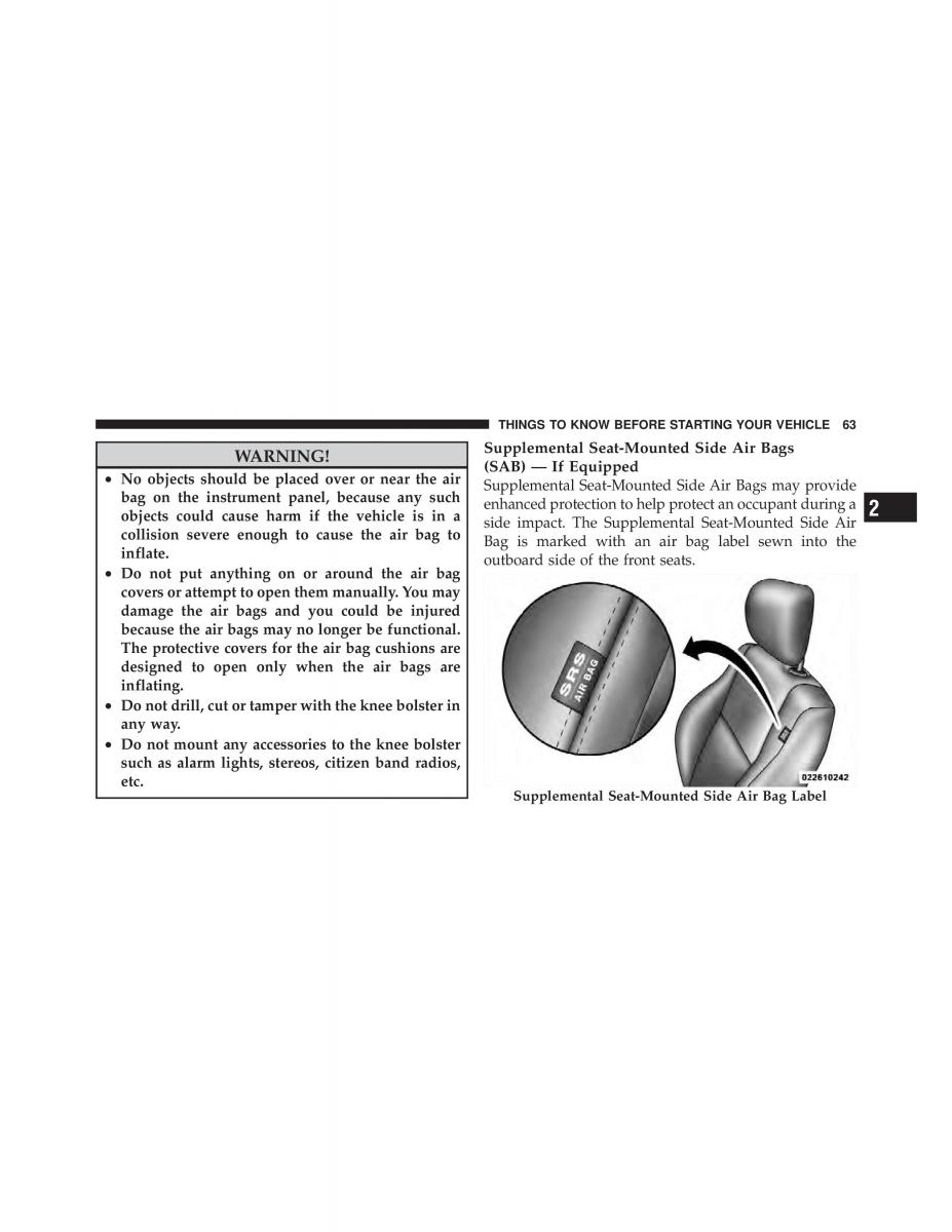 Jeep Compass owners manual / page 65