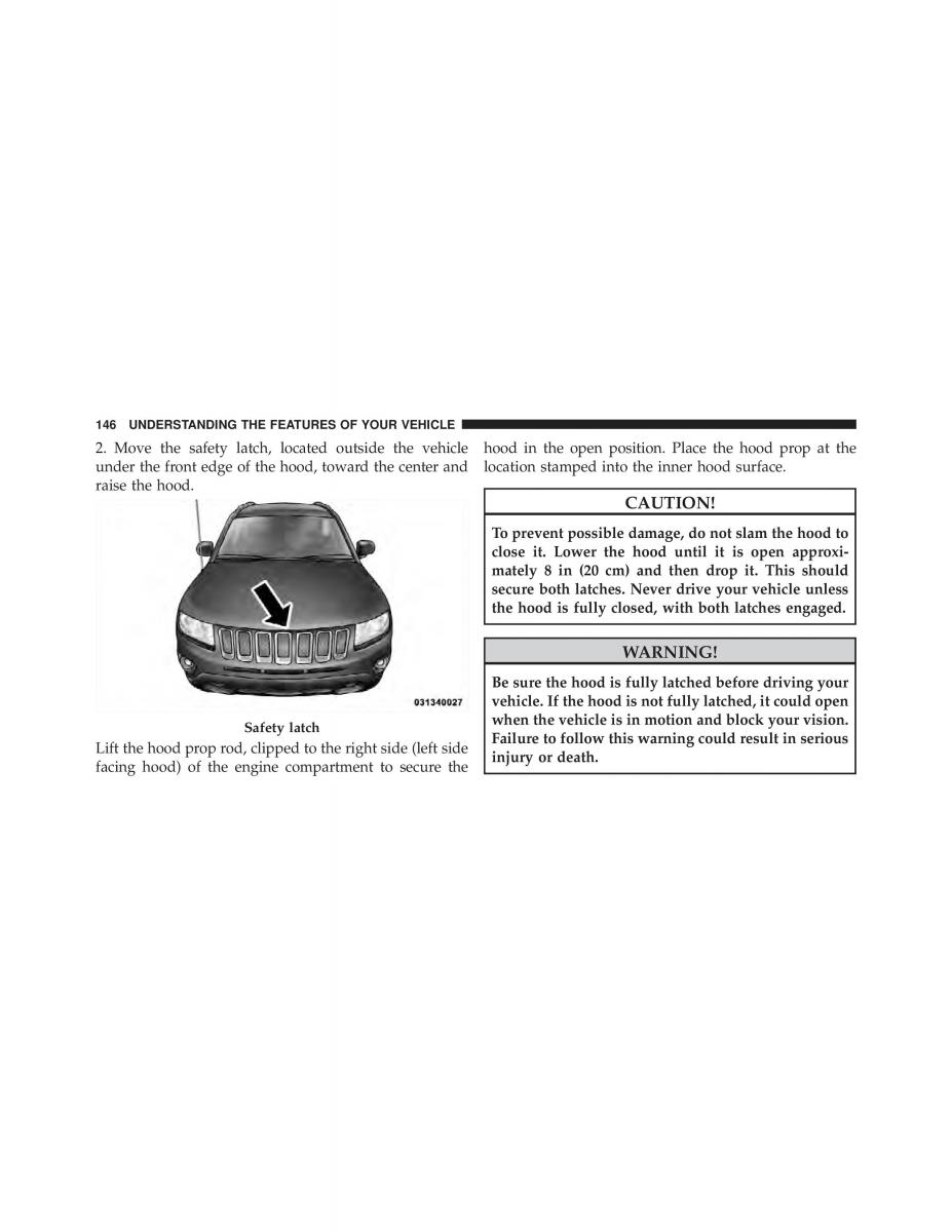 Jeep Compass owners manual / page 148