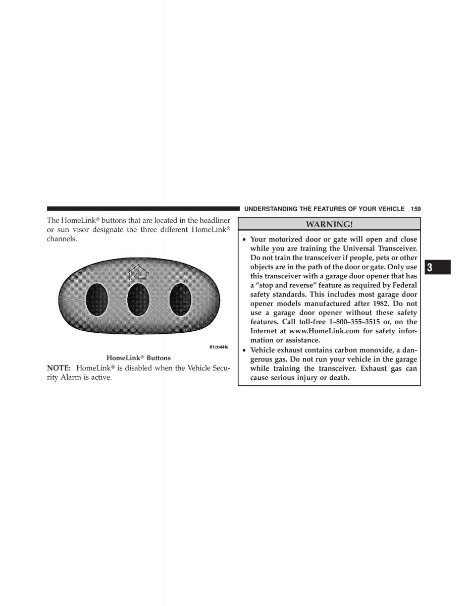 Jeep Compass owners manual / page 161