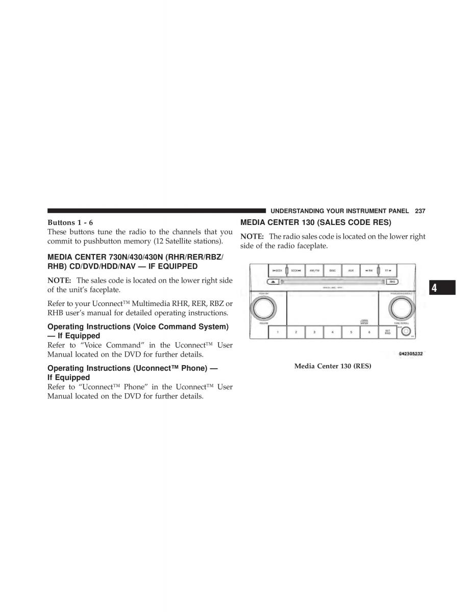 Jeep Compass owners manual / page 239