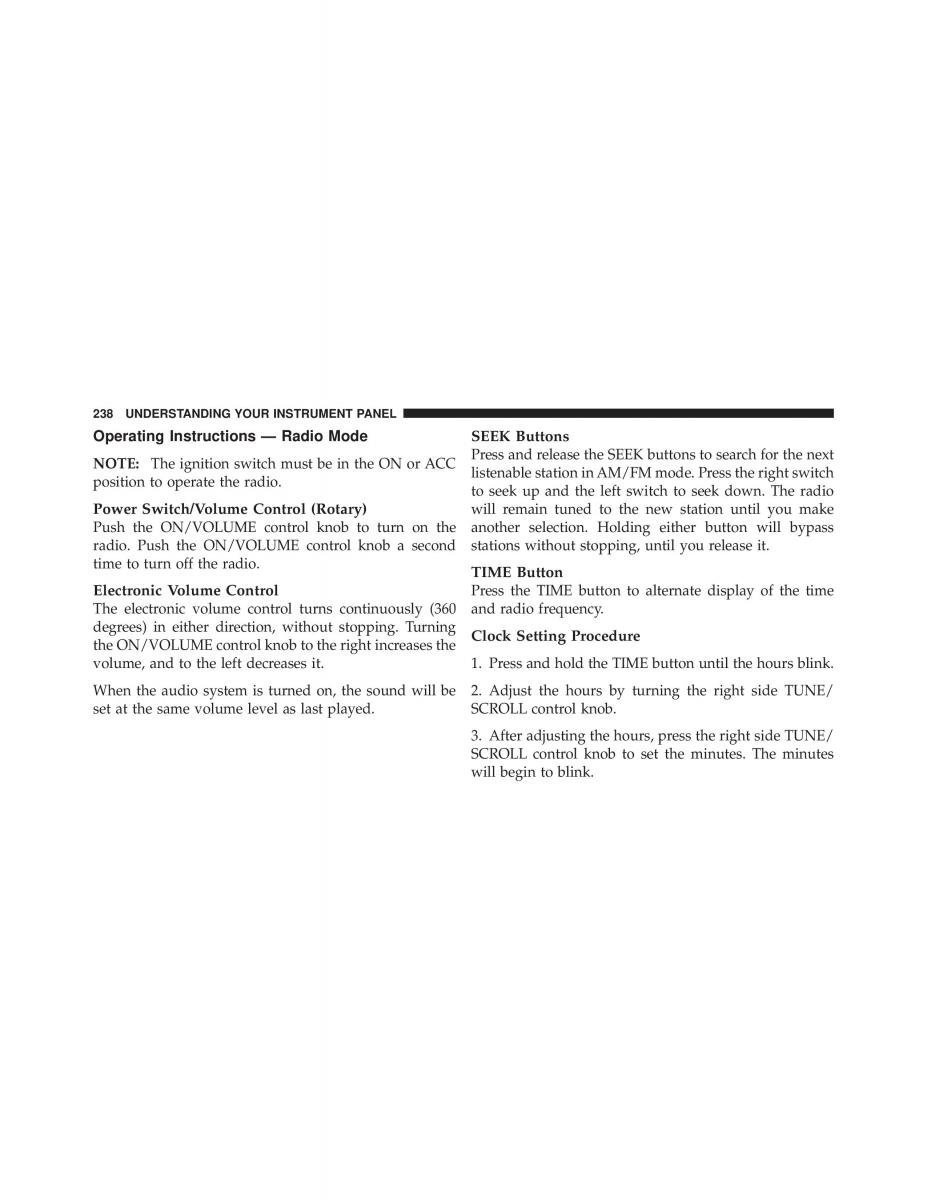 Jeep Compass owners manual / page 240