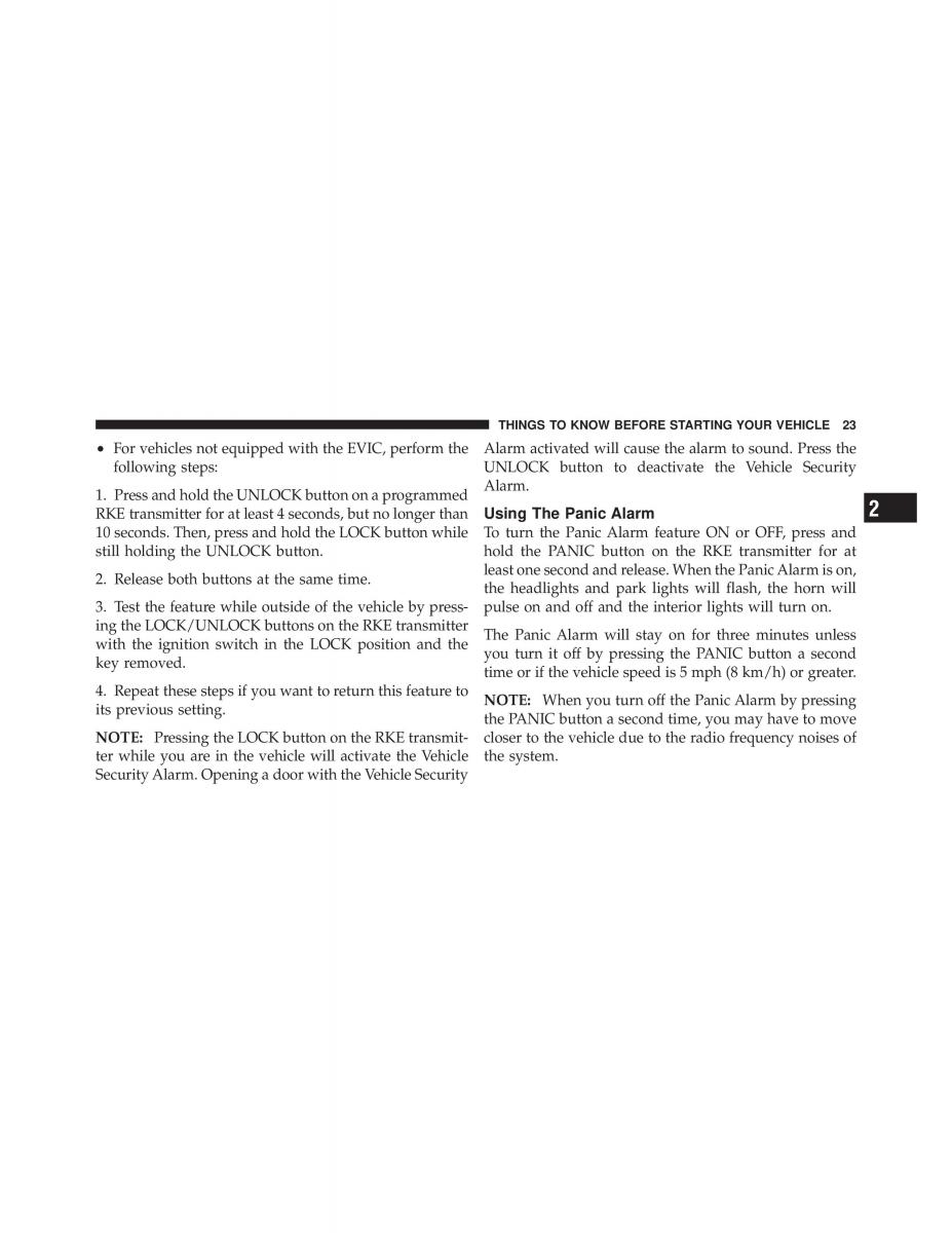 Jeep Compass owners manual / page 25