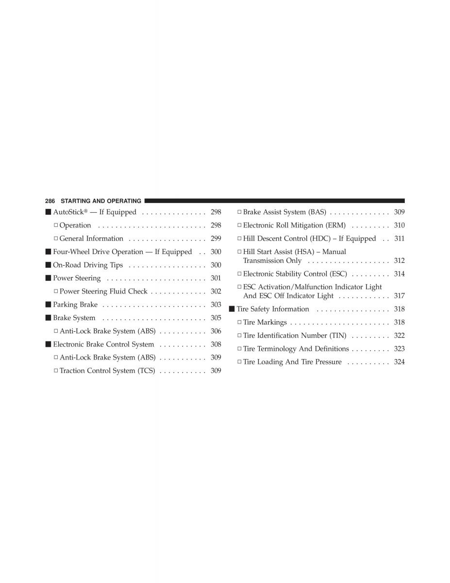 Jeep Compass owners manual / page 288