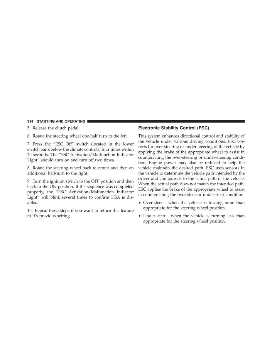 Jeep Compass owners manual / page 316