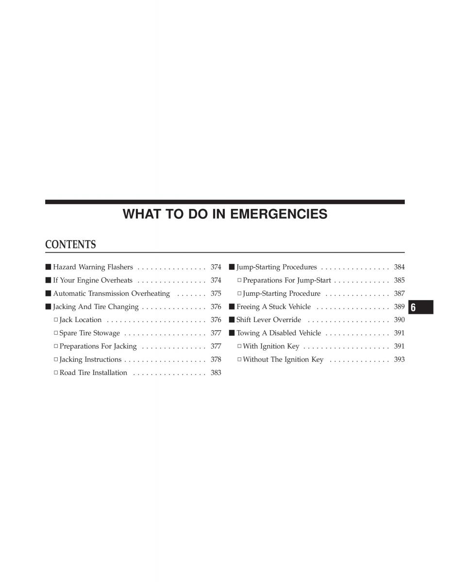 Jeep Compass owners manual / page 375