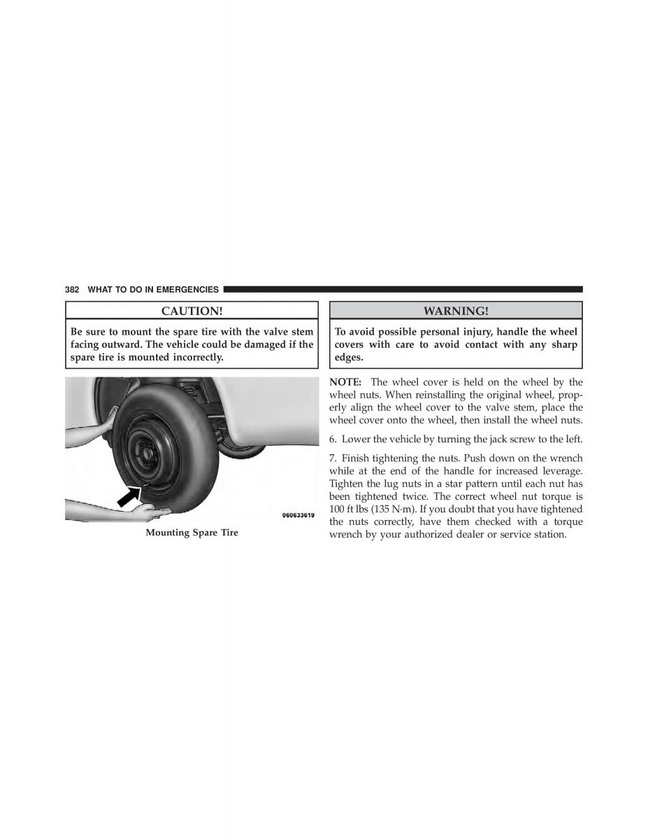 Jeep Compass owners manual / page 384