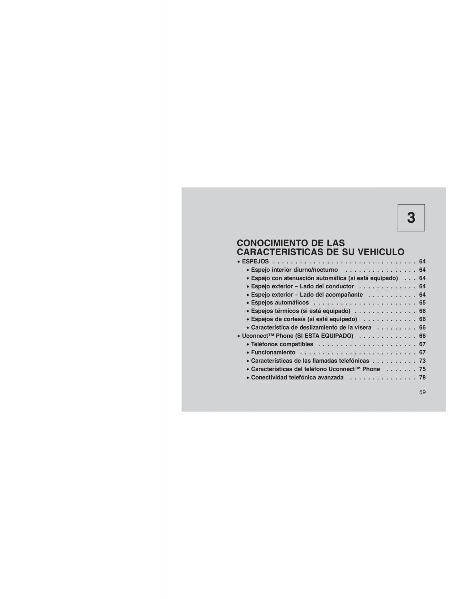 Jeep Compass manual del propietario / page 61