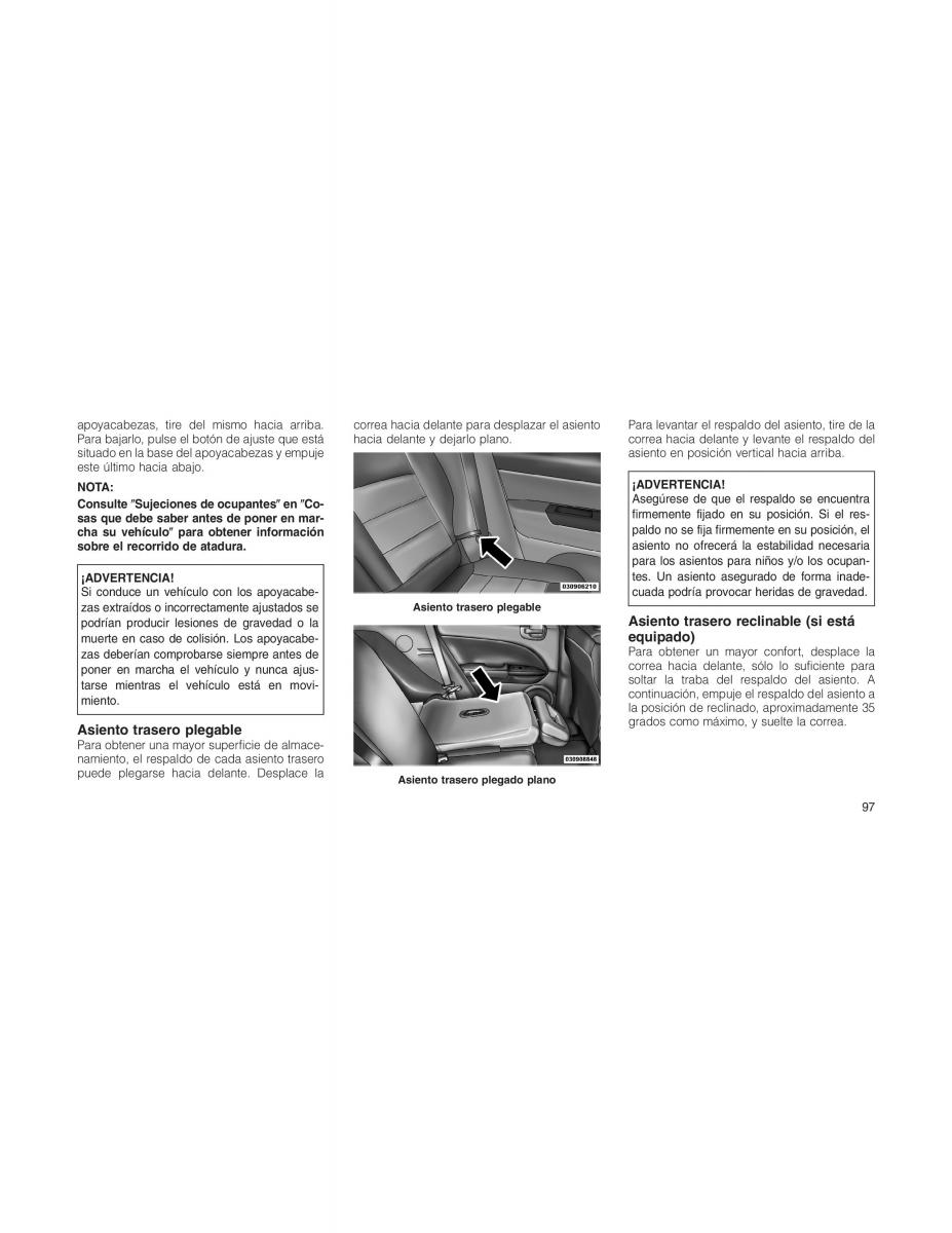 Jeep Compass manual del propietario / page 99