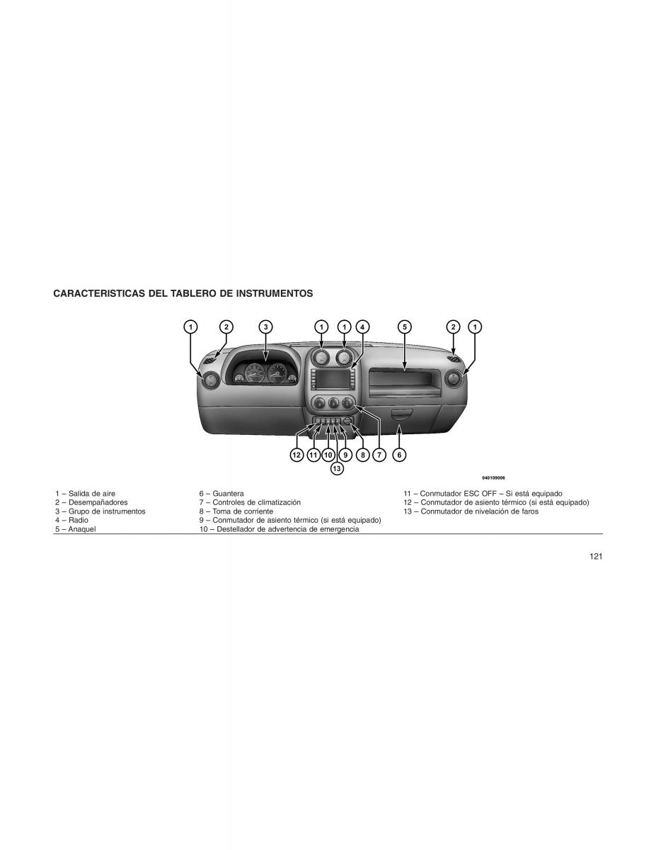 Jeep Compass manual del propietario / page 123