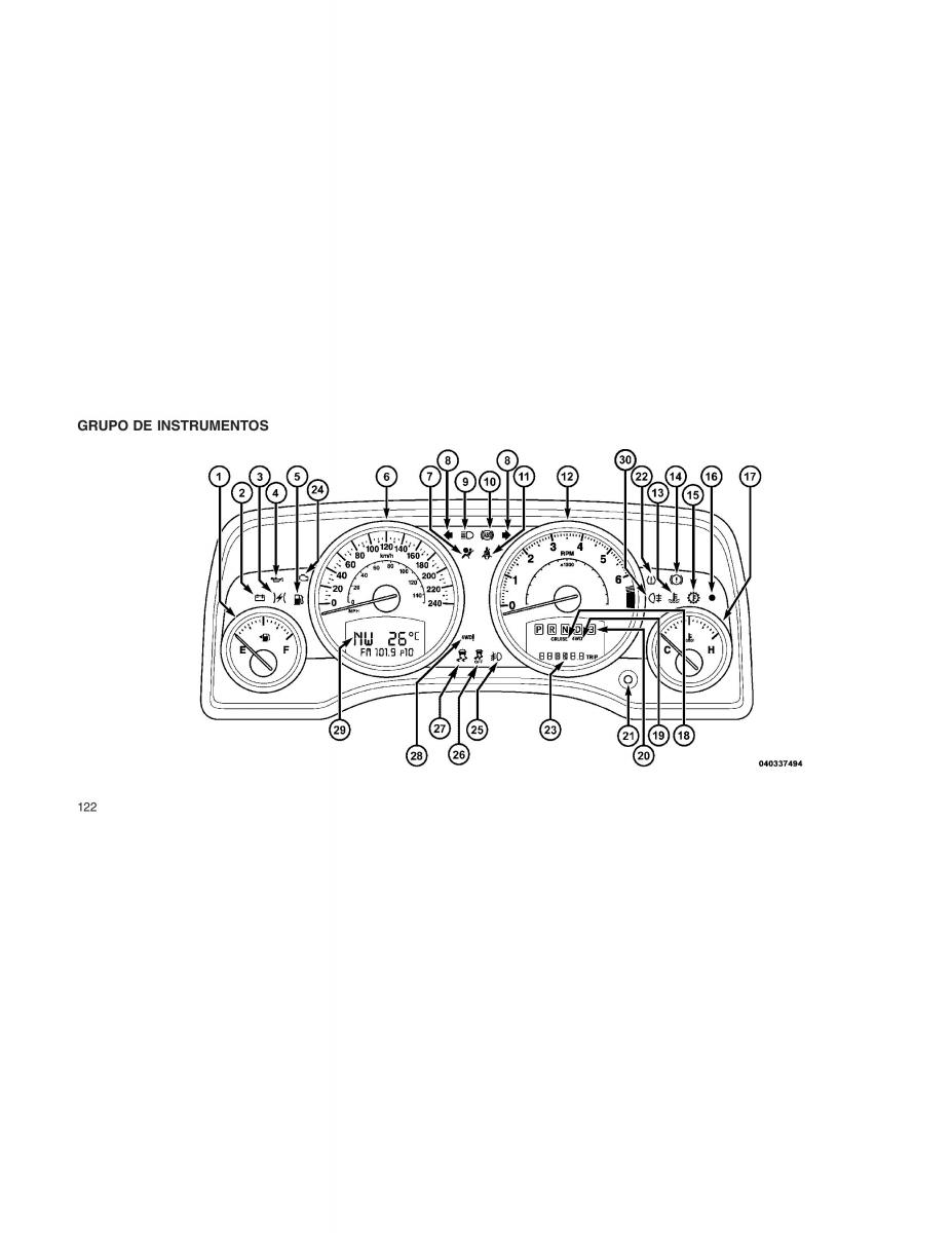 Jeep Compass manual del propietario / page 124