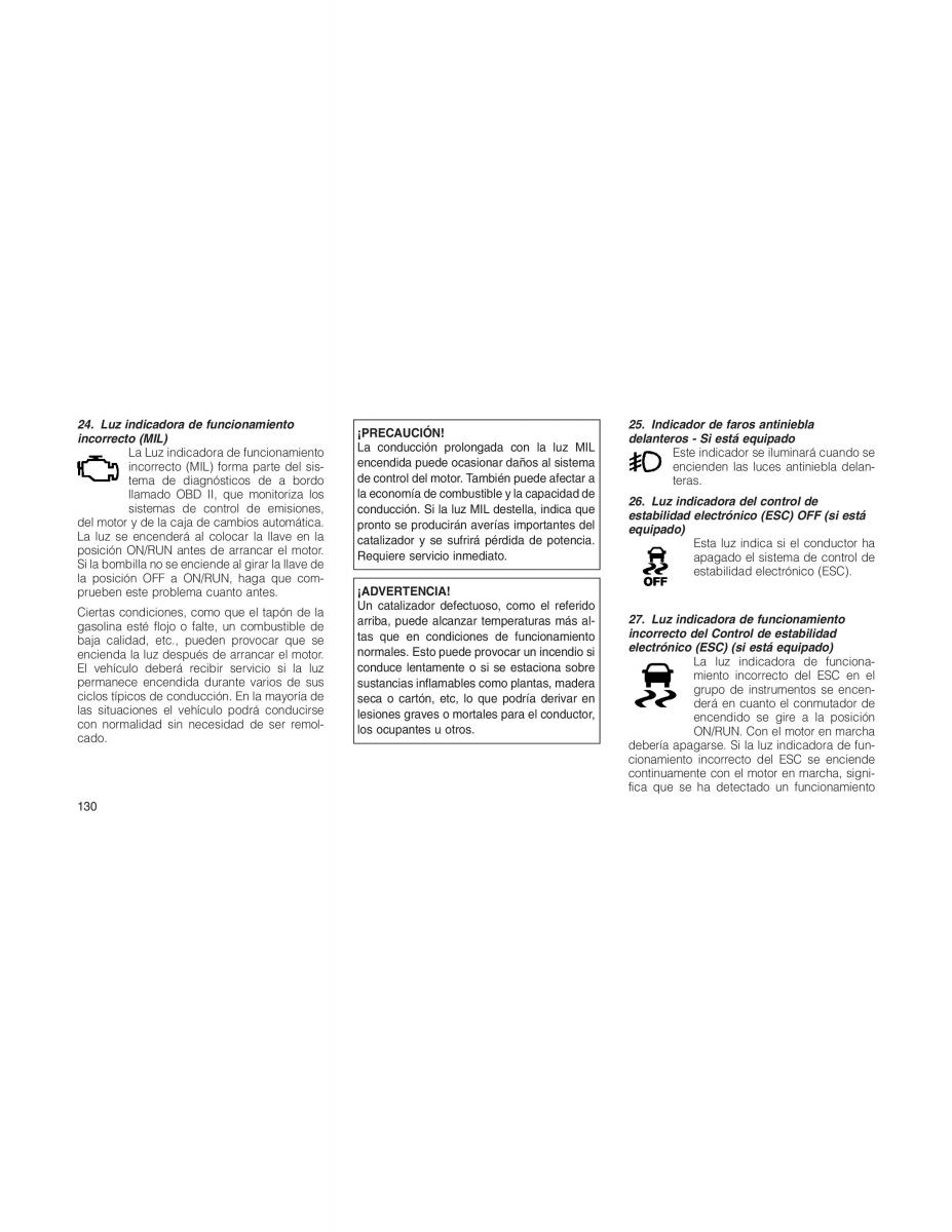 Jeep Compass manual del propietario / page 132